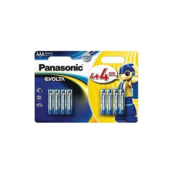 Panasonic Evolta LR03/AAA 4+4 elem