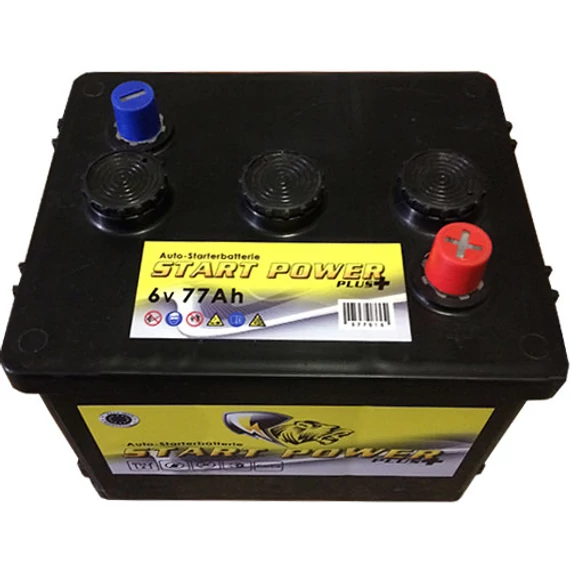 Start Power 6V 77Ah 600A jobb+ 