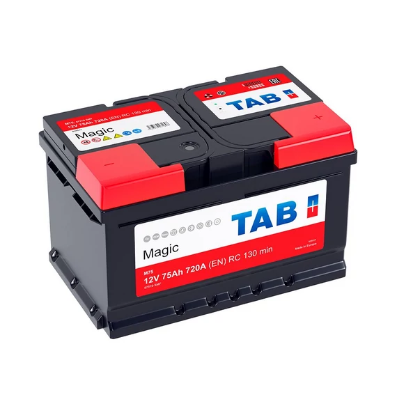 TAB Magic 12V 75Ah 720A jobb+ akkumulátor (57510)