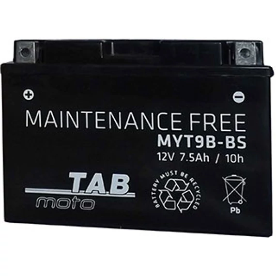 TAB Moto AGM YT9B-BS 12V 7,5Ah 80A motorakkumulátor