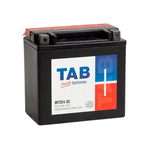 TAB Moto AGM YTX14-BS 12V 12Ah 160A motorakkumulátor