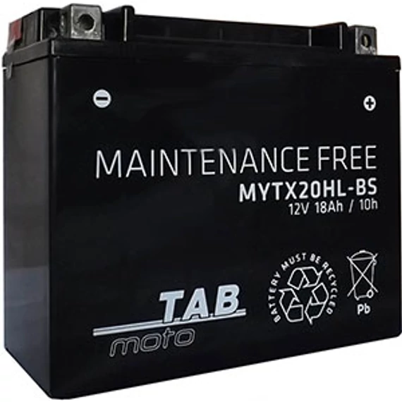TAB Moto AGM YTX20HL-BS 12V 18Ah 250A motorakkumulátor