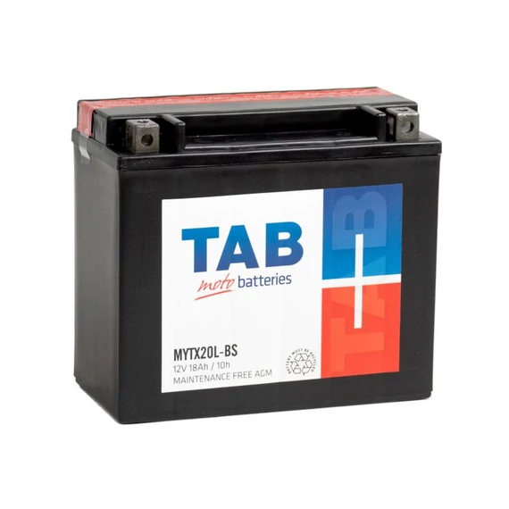 TAB Moto AGM YTX20L-BS 12V 18Ah 240A motorakkumulátor