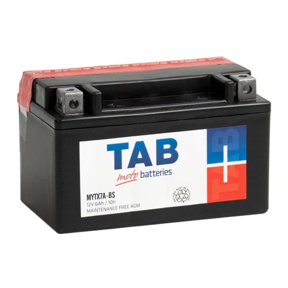 TAB Moto AGM YTX7A-BS 12V 6Ah 70A motorakkumulátor