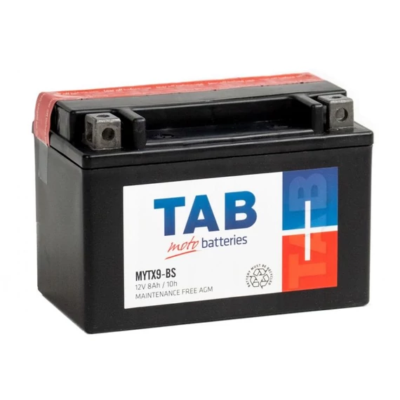 TAB Moto AGM YTX9-BS 12V 8Ah 90A motorakkumulátor