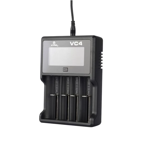 XTAR VC4 USB LI-ION / NiMh univerzalis töltő 1A