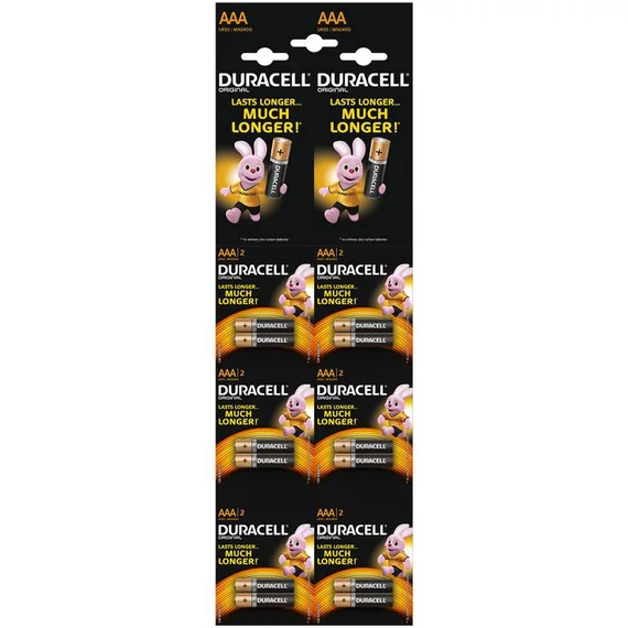 Duracell Basic LR03/AAA 10x2 elem
