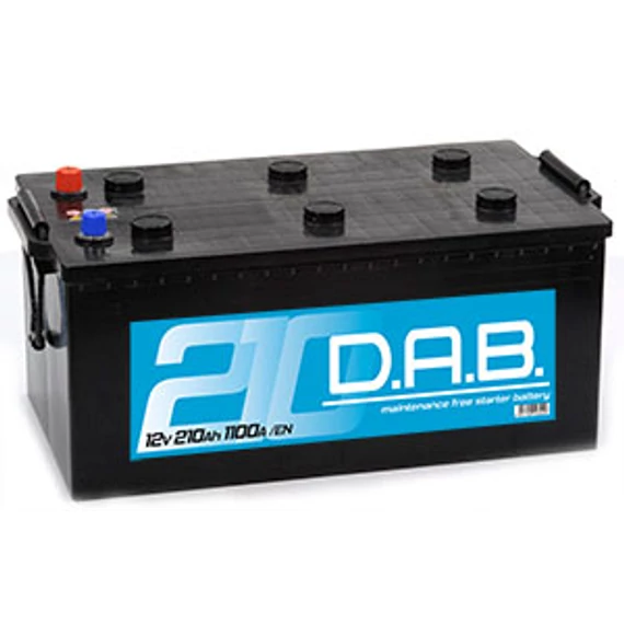 DAB 12V 210 Ah 1100A bal+ teherautó akkumulátor