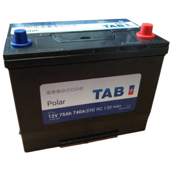 TAB Polar 75 Ah 740A Asia J+ akkumulátor