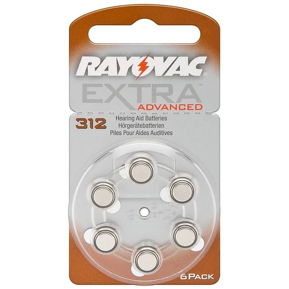 Rayovac V312 1,45V hallókészülék elem