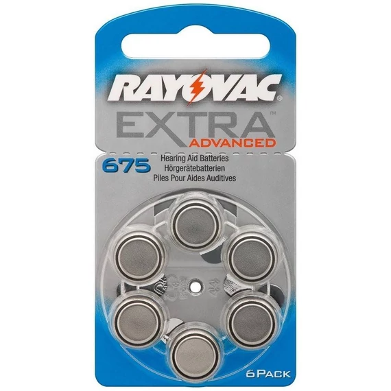 Rayovac V675 1,45V hallókészülék elem