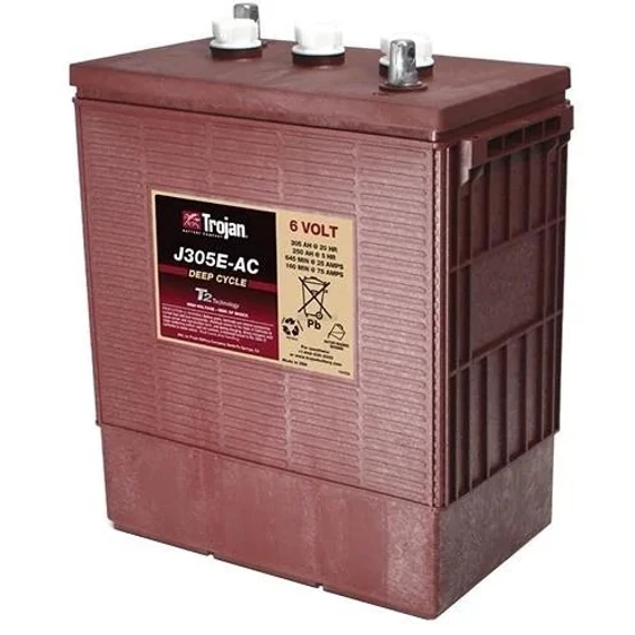 Trojan J 305 E 6 V C5/250Ah C20/305Ah Deep Cycle akkumulátor (04052J305E)