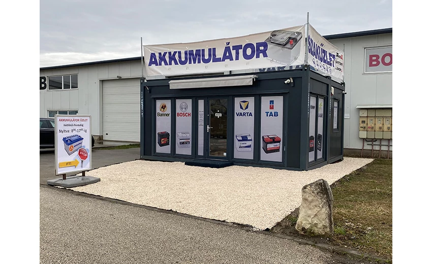 Térkép, amely az fizikai üzletet és környékét mutatja.